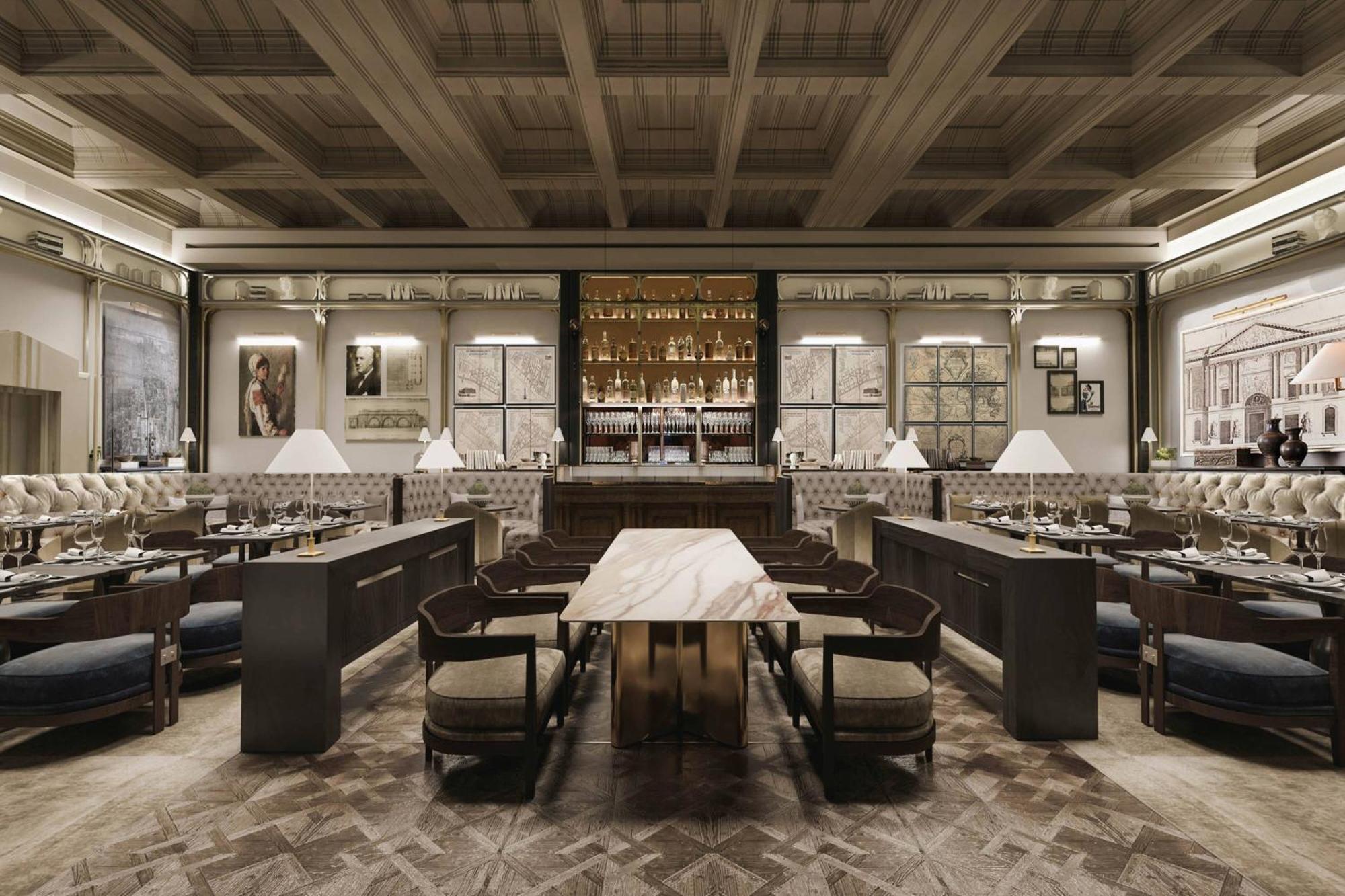 The Marmorosch Bucharest, Autograph Collection Hotel Exterior foto The interior of the restaurant