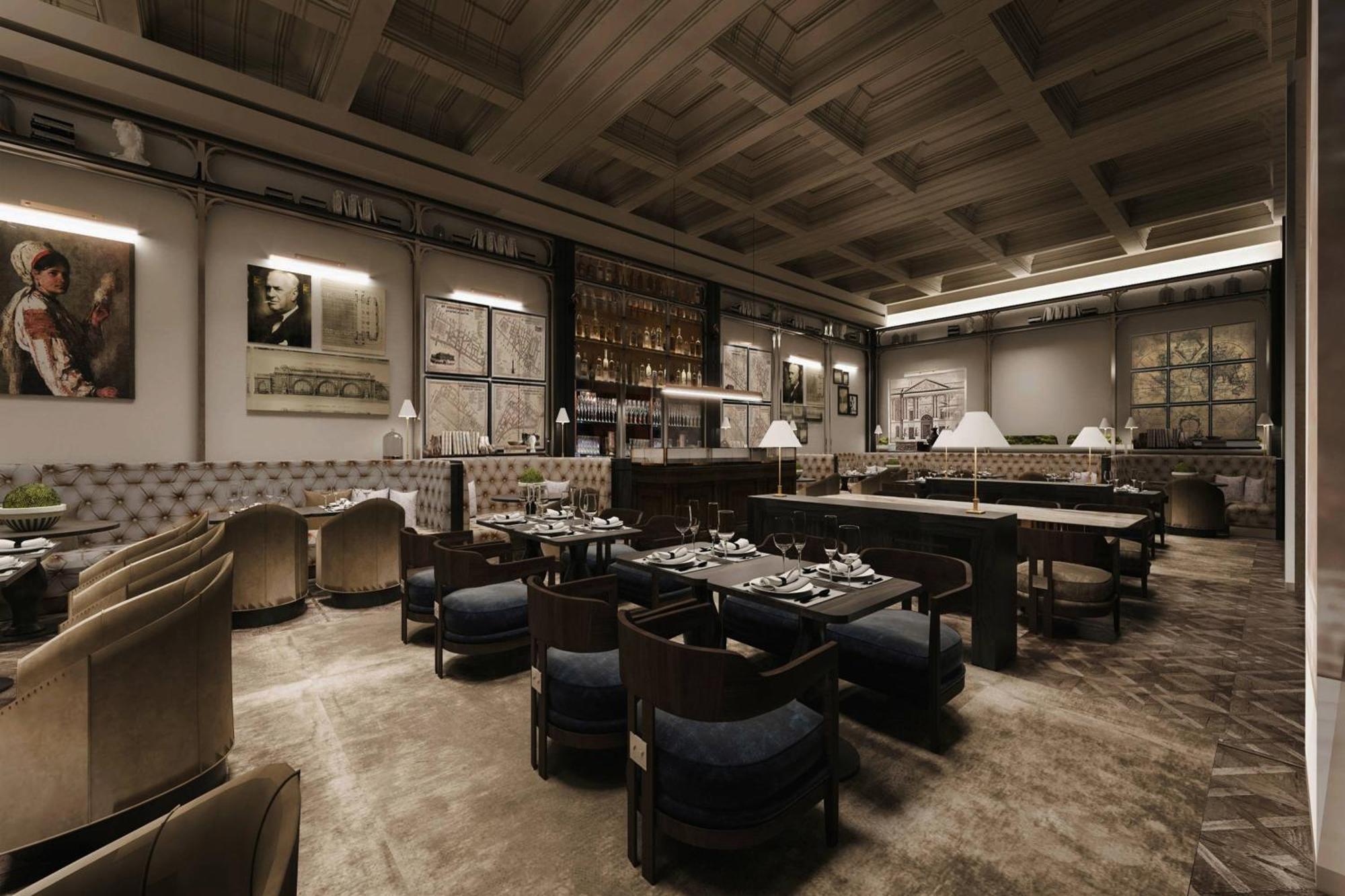 The Marmorosch Bucharest, Autograph Collection Hotel Exterior foto The interior of the restaurant