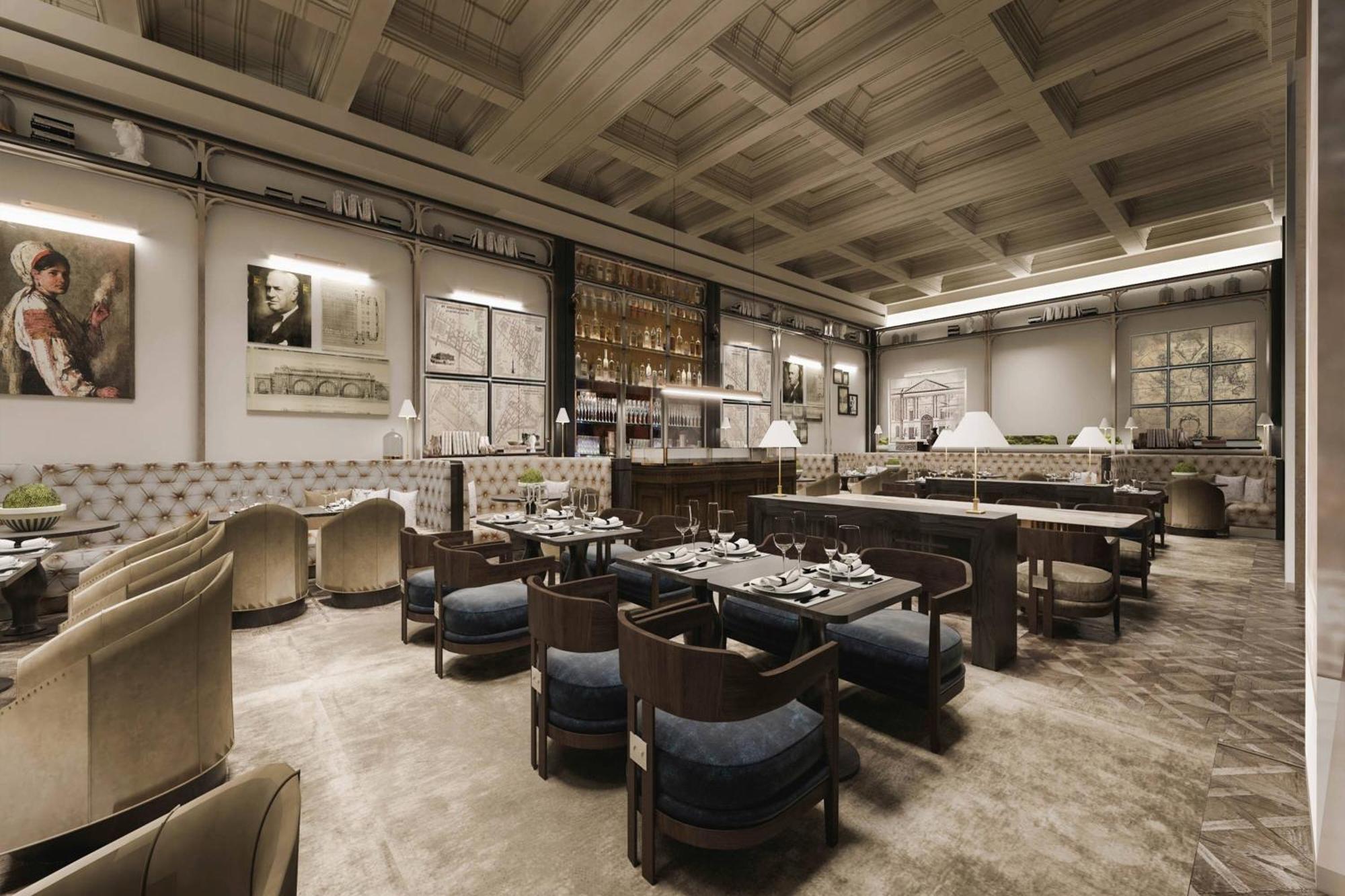 The Marmorosch Bucharest, Autograph Collection Hotel Exterior foto The interior of the restaurant