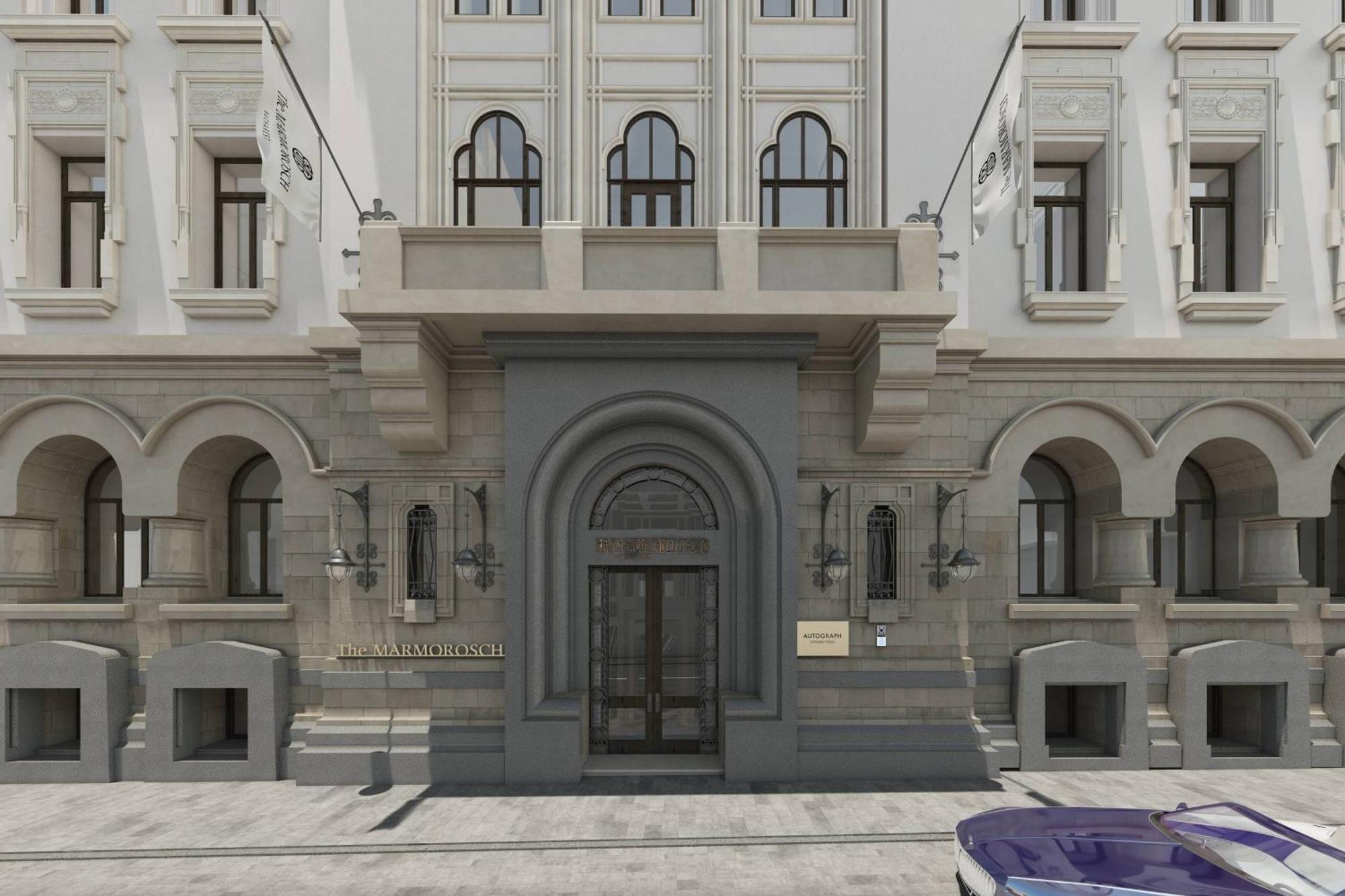 The Marmorosch Bucharest, Autograph Collection Hotel Exterior foto The entrance of the museum