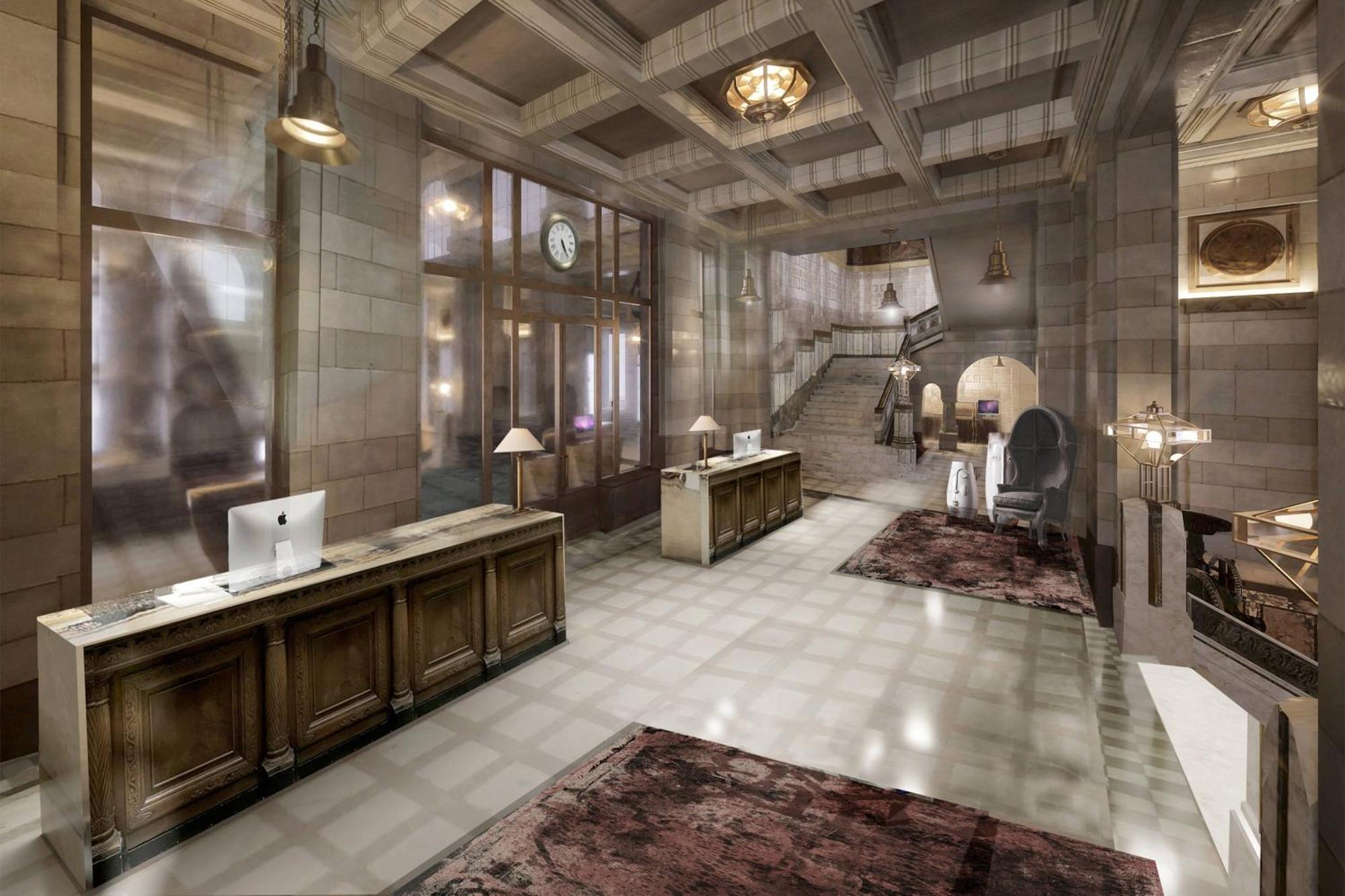 The Marmorosch Bucharest, Autograph Collection Hotel Exterior foto The lobby of the hotel