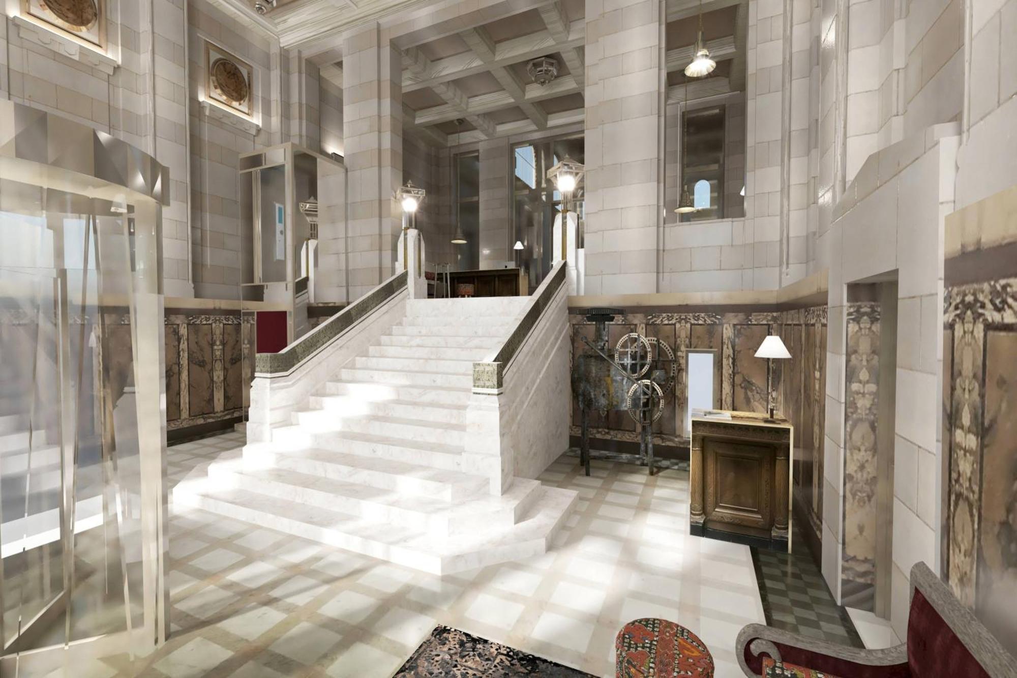The Marmorosch Bucharest, Autograph Collection Hotel Exterior foto The lobby of the hotel