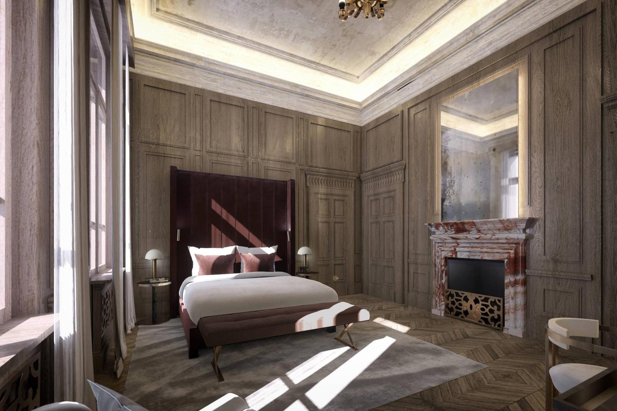 The Marmorosch Bucharest, Autograph Collection Hotel Exterior foto The bedroom of the 1906 suite