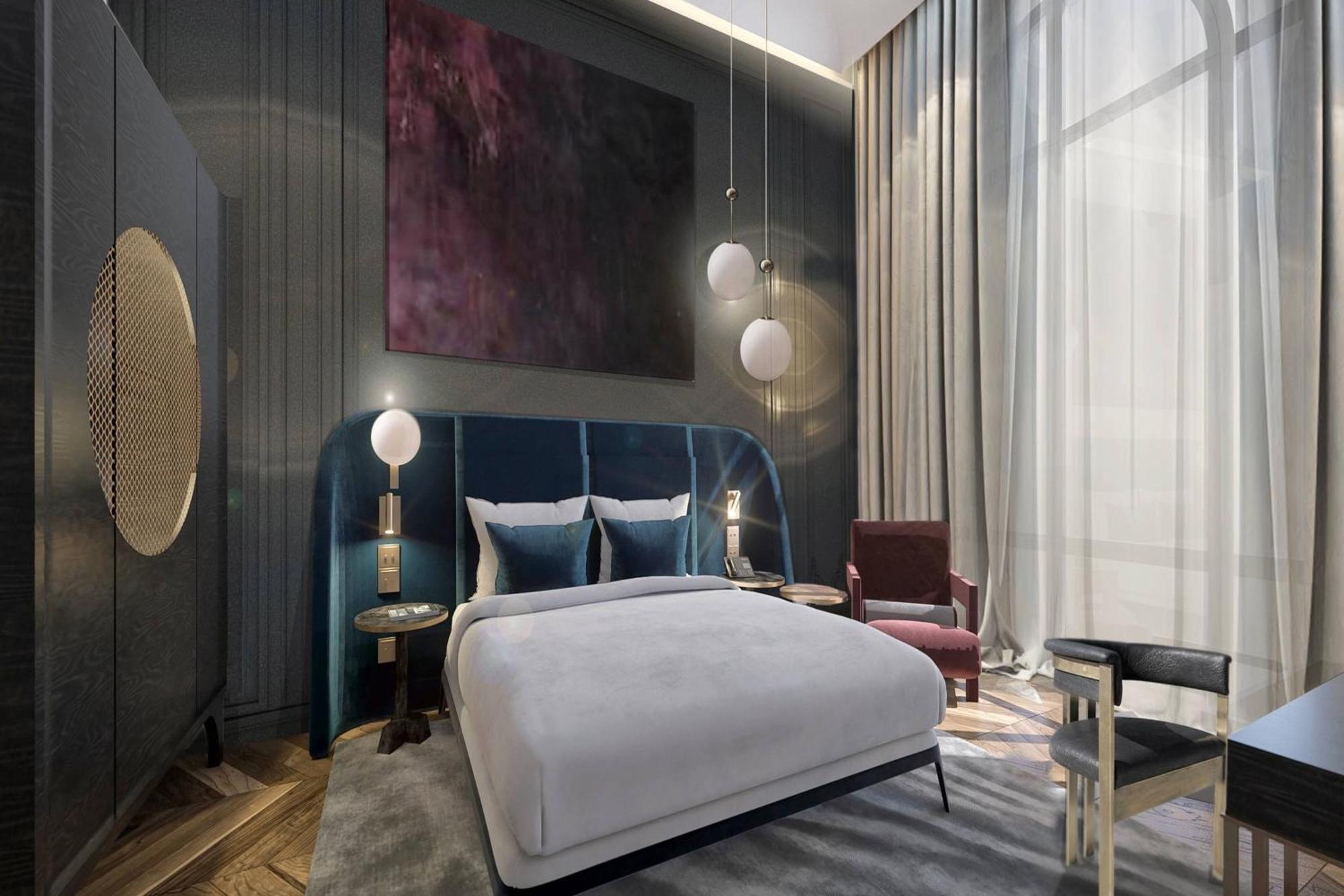 The Marmorosch Bucharest, Autograph Collection Hotel Exterior foto A bedroom at the hotel