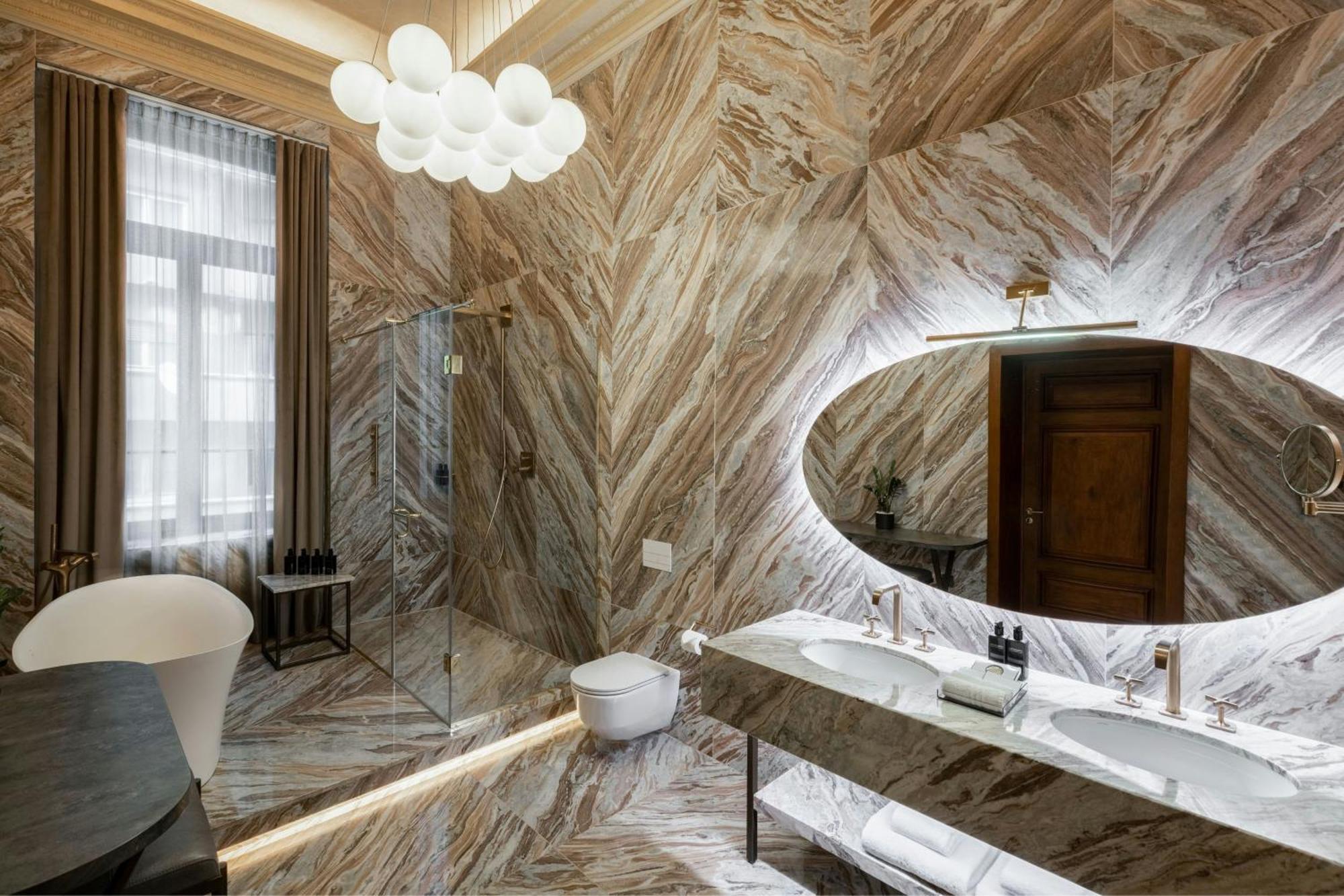 The Marmorosch Bucharest, Autograph Collection Hotel Exterior foto Bathroom